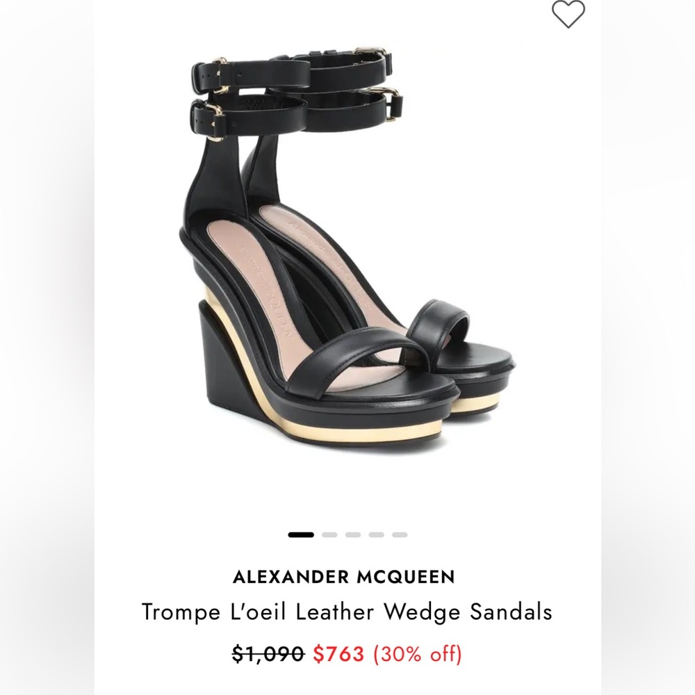 Alexander McQueen Heels worn once